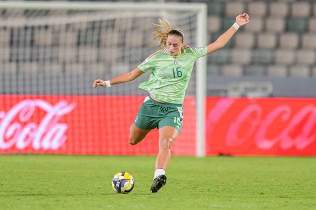 16 Bressan (Defender) of Italy U-17 is in action during the FIFA U-17 Women s World Cup Morocco 2025 quarter-final match between Mexico and Italy in Rabat, Morocco, on November 2, 2025, at the Olympic Stadium  Copyright: xAndreaxAmato IPAxSportx xipa-agency.netx xx IPA_67418524 IPA_Agency_IPA67418524