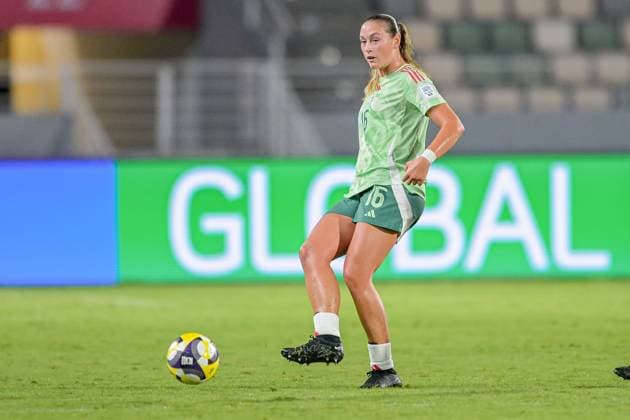 16 Bressan (Defender) of Italy U-17 is in action during the FIFA U-17 Women s World Cup Morocco 2025 quarter-final match between Mexico and Italy in Rabat, Morocco, on November 2, 2025, at the Olympic Stadium  Copyright: xAndreaxAmato IPAxSportx xipa-agency.netx xx IPA_67418532 IPA_Agency_IPA67418532