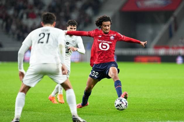 Lille OSC v Angers SCO - Ligue 1 McDonald s 2025 2026 32 Ayyoub BOUADDI (losc) during the Ligue 1 McDonald s match between Lille OSC and Angers SCO at Stade Pierre Mauroy on November 2, 2025 in Lille, France. Lille France  Copyright: xFEPx 776348188