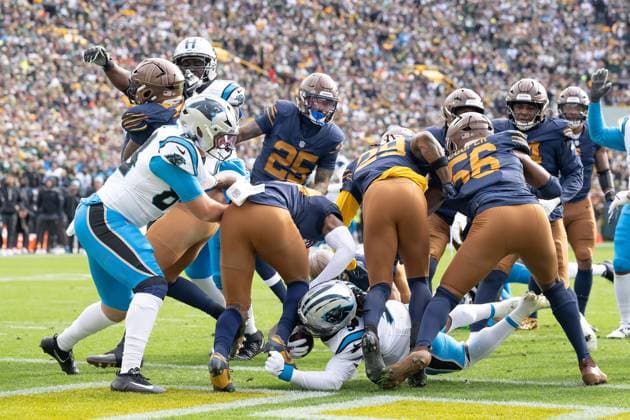 American Football, NFL, Green Bay Packers - Carolina Panthers