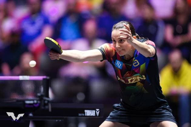 TENNIS DE TABLE - WTT CHAMPION 02 - 11 - 2025 Sabine Winter of Germany During the 1 2 Final th WTT Champion Montpellier Final on November 02 2025 at ARENA Sud de France Montpellier, France. Photo by Laurent Lairys MontpellierFrance  Copyright: xlaurentxlairysx
