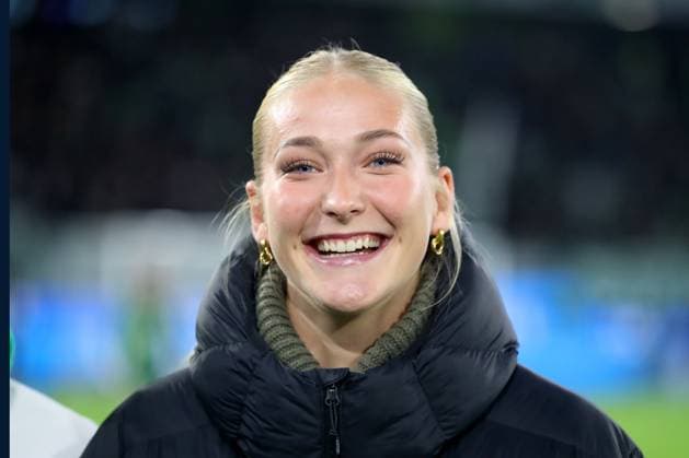 VfL vs Hoffebheim, 1 BL Wolfsburg, 02 11 2025, FOOTBALL VfL Wolfsburg vs TSG 1899 Hoffenheim, 1 BL, Season 2025 26 Camilla Küver VfL Wolfsburg Wolfsburg