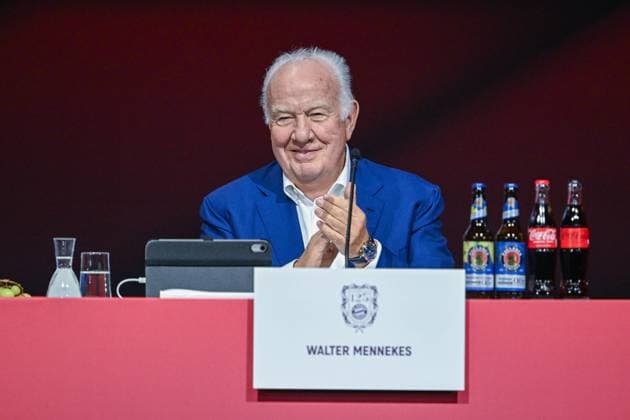 Annual General Meeting of FC Bayern Munich Bayer 04 Leverkusen on 02 11 2025 at BMW Park in Munich Walter Mennekes Vice President Munich MT