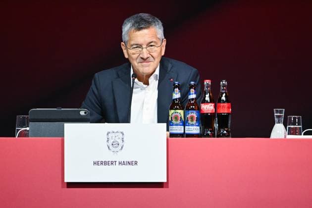 Annual General Meeting of FC Bayern Munich Bayer 04 Leverkusen on 02 11 2025 at BMW Park in Munich Herbert Hainer President Munich MT