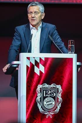 Annual General Meeting of FC Bayern Munich Bayer 04 Leverkusen on 02 11 2025 at BMW Park in Munich Herbert Hainer President Munich MT