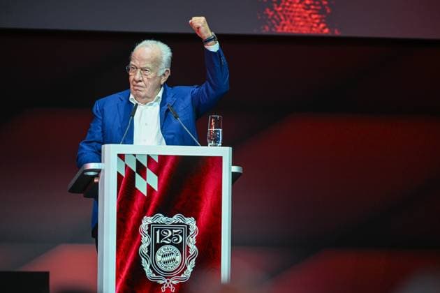 Annual General Meeting of FC Bayern Munich Bayer 04 Leverkusen on 02 11 2025 at BMW Park in Munich Walter Mennekes Vice President Munich MT