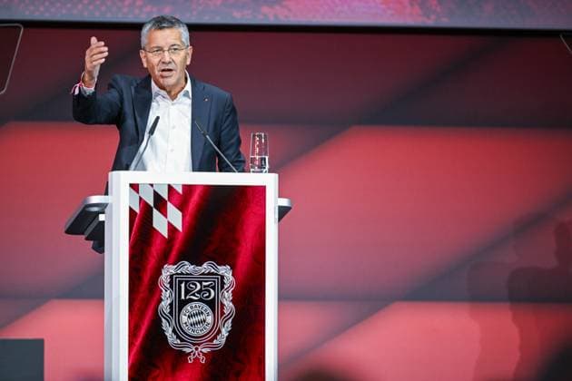 Annual General Meeting of FC Bayern Munich Bayer 04 Leverkusen on 02 11 2025 at BMW Park in Munich Herbert Hainer President Munich MT