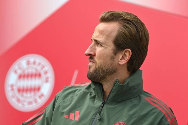 Harry KANE Bayern Muenchen , single picture,cropped single motif,portrait,portrait final training on 03 11 2025 Football Champions League,season 2025 26 Paris Saint Germain FC Bayern Muenchen