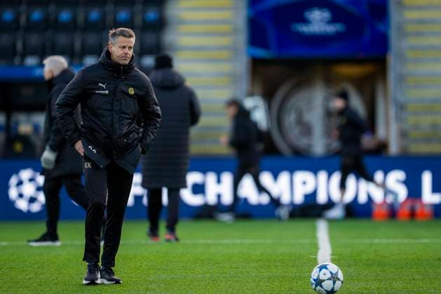 Football, training with Bodo Glimt Bodo 20251103 Bodo Glimt s coach Kjetil Knutsen during a training session with Bodo Glimt at Aspmyra stadium before the Champions League football match against Monaco Photo Fredrik Varfjell NTB Bodo Norway EDITORIAL USE ONLY RESTRICTED USE FOR BETTING COMPANIES  Copyright: xFredrikxVarfjellx xNTBx