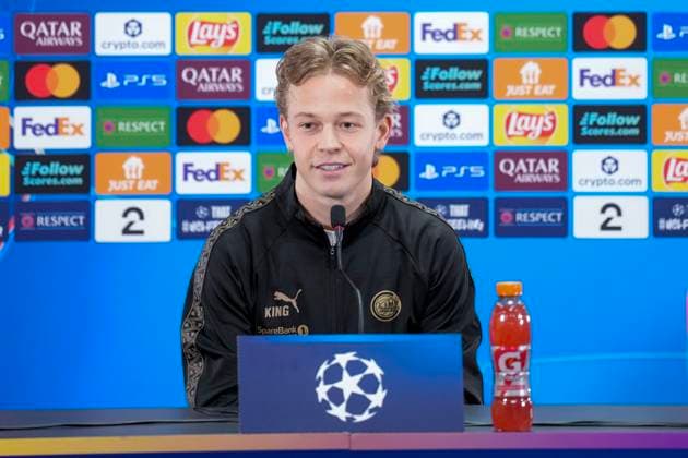 Football, press conference with Bodo Glimt Oslo 20251103 Bodo Glimt s coach Kjetil Knutsen and Sondre Auklend during a press conference with Bodo Glimt at Aspmyra stadium before the Champions League football match against Monaco Photo Fredrik Varfjell NTB POOL Oslo Norway EDITORIAL USE ONLY RESTRICTED USE FOR BETTING COMPANIES  Copyright: xFredrikxVarfjellx xNTBx