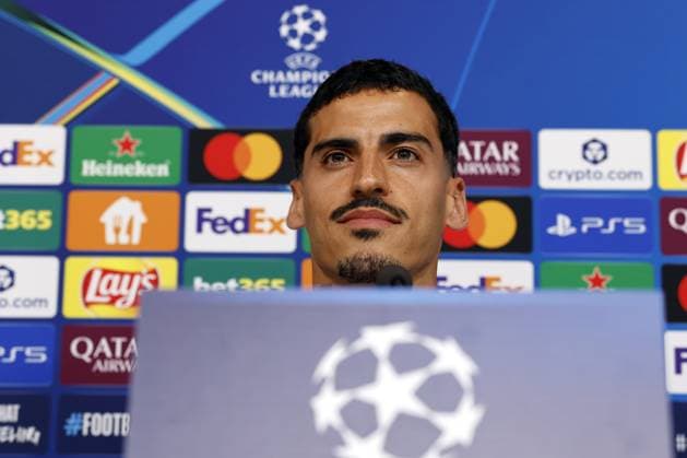 PIRAEUS - Chiquinho of Olympiacos FC during the MD-1 press conference, PK, Pressekonferenz before the UEFA Champions League match between Olympiacos FC and PSV Eindhoven at the Georgios Karaiskakis Stadium on November 3, 2025, in Piraeus, Greece. ANP MAURICE VAN STEEN UEFA Champions League 2025-2026 xVIxANPxSportx xxANPxIVx 541130112 originalFilename: 541130112.jpg