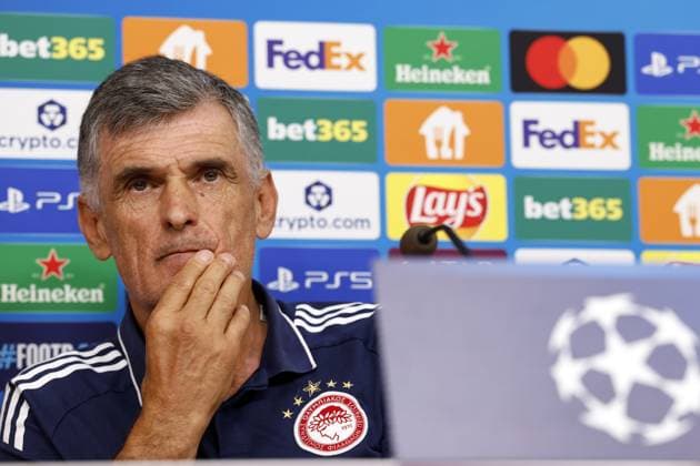 Football, CL, Olympiakos Piraeus, Press conference