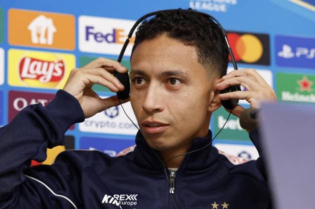PIRAEUS - Mauro Junior of PSV Eindhoven during the MD-1 press conference, PK, Pressekonferenz prior to the UEFA Champions League match against Olympiacos FC at the Georgios Karaiskakis Stadium on November 3, 2025, in Piraeus, Greece. ANP MAURICE VAN STEEN UEFA Champions League 2025-2026 xVIxANPxSportx xxANPxIVx 541133585 originalFilename: 541133585.jpg