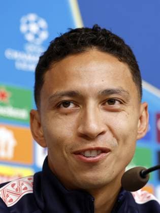 PIRAEUS - Mauro Junior of PSV Eindhoven during the MD-1 press conference, PK, Pressekonferenz prior to the UEFA Champions League match against Olympiacos FC at the Georgios Karaiskakis Stadium on November 3, 2025, in Piraeus, Greece. ANP MAURICE VAN STEEN UEFA Champions League 2025-2026 xVIxANPxSportx xxANPxIVx 541133588 originalFilename: 541133588.jpg