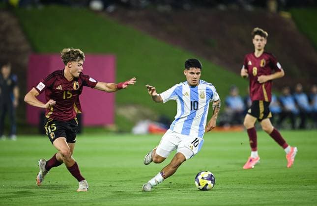 Football, U17 World Cup, Argentina - Belgium