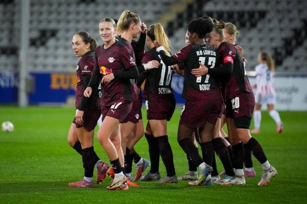 Soccer, Google Pixel Womens Bundesliga, 8 Matchday, 2025 2026, SC Freiburg vs RB Leipzig, 03 11 2025, Dreisamstadion, Freiburg, Marlene Müller RB Leipzig ,27 Freiburg Dreisamstadion Baden Württemberg Germany Copyright: xFINLEYxMÖRCHx