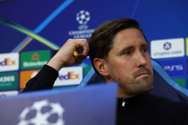 November 3, 2025, Naples, Naples, ITALY: press conference, PK, Pressekonferenz ahead of the UEFA Champions League 2025 26 League Phase MD4 against SSC Napoli at Stadio Maradona on November 3, 2025 in Naples, Itali Naples ITALY - ZUMAl131 20251103_zsp_l131_033 Copyright: xCiroxDexLucax