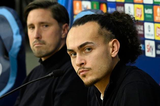 Football, CL, Eintracht Frankfurt, Press conference