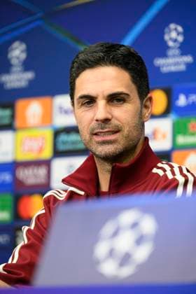 Arsenal coach Mikel Arteta speaks at the press conference, PK, Pressekonferenz prior to Champions League 4th qualifying round match SK Slavia Praha vs Arsenal FC in Prague, Czech Republic, November 3rd, 2025. (CTKxPhoto MichalxKamaryt) CTKPhotoP2025110306929  CTKPhotoP2025110306929