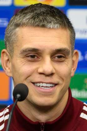 Leandro Trossard of Arsenal speaks at the press conference, PK, Pressekonferenz prior to Champions League 4th qualifying round match SK Slavia Praha vs Arsenal FC in Prague, Czech Republic, November 3rd, 2025. (CTKxPhoto MichalxKamaryt) CTKPhotoP2025110306955  CTKPhotoP2025110306955
