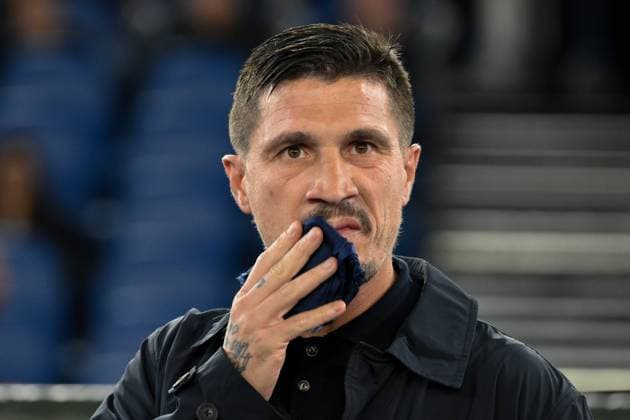 Fabio Pisacane of Cagliari Calcio looks on during the Serie A 2025 2026 football match between SS Laziio and Cagliari Calcio at Stadio Olimpico in Rome (Italy), November 3, 2025. AndreaxStaccioli