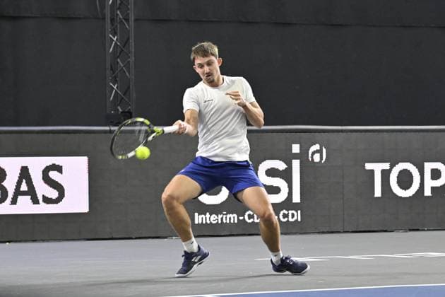 Open de Moselle 2025 - Tennis - ATP, Tennis Herren - Open de Moselle 2025 - 03 11 2025 - Ugo Blanchet - France MetzFrance  Copyright: xChryslenexCaillaudx xPznewsx