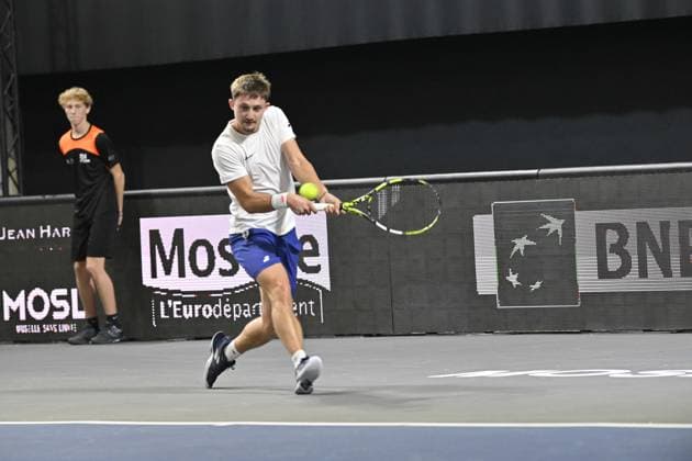 Open de Moselle 2025 - Tennis - ATP, Tennis Herren - Open de Moselle 2025 - 03 11 2025 - Ugo Blanchet - France MetzFrance  Copyright: xChryslenexCaillaudx xPznewsx