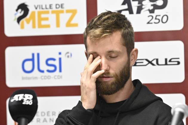 Open de Moselle 2025 - Tennis - ATP, Tennis Herren - Open de Moselle 2025 - 03 11 2025 - Corentin Moutet - France MetzFrance  Copyright: xChryslenexCaillaudx xPznewsx