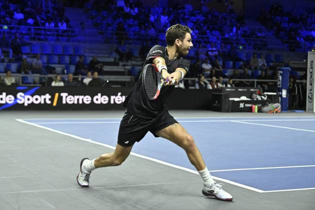 Open de Moselle 2025 - Tennis - ATP, Tennis Herren - Open de Moselle 2025 - 03 11 2025 - Cameron Norrie - Angleterre MetzFrance  Copyright: xChryslenexCaillaudx xPznewsx