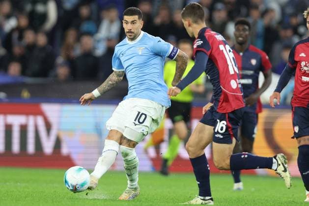 CALCIO - Serie A - SS Lazio vs Cagliari Calcio Rome, Italy November 3, 2025: Mattia Zaccagni of Lazio seen in action during the Serie A Enilive 2025-2026 football matchday 10, between SS Lazio vs Cagliari Calcio at Olympic Stadium. Rome Italy  Copyright: xIPAxSport ABACAx