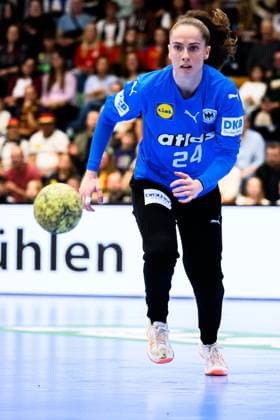Gummersbach Handball Women European Championship Qualification, Germany North Macedonia Goalkeeper Sarah Wachter Germany Gummersbach Schwalbe Arena Germany