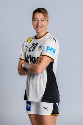 Gummersbach Handball Women Germany Photo shoot Antje Döll Doell Germany Gummersbach Schwalbe Arena Germany