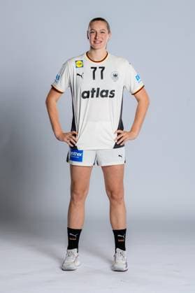 Gummersbach Handball Women Germany Photo shoot Viola Leuchter Germany Gummersbach Schwalbe Arena Germany
