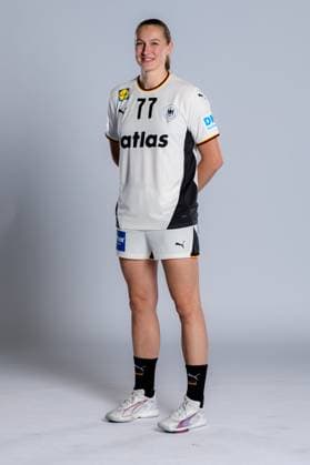 Gummersbach Handball Women Germany Photo shoot Viola Leuchter Germany Gummersbach Schwalbe Arena Germany
