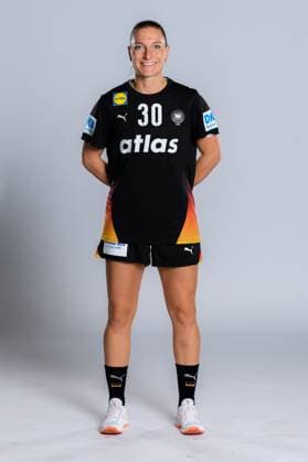 Gummersbach Handball Women Germany Photo shoot Jenny Behrend Germany Gummersbach Schwalbe Arena Germany
