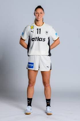 Gummersbach Handball Women Germany Photo shoot Xenia Smits Germany Gummersbach Schwalbe Arena Germany