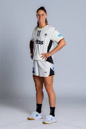 Gummersbach Handball Women Germany Photo shoot Xenia Smits Germany Gummersbach Schwalbe Arena Germany