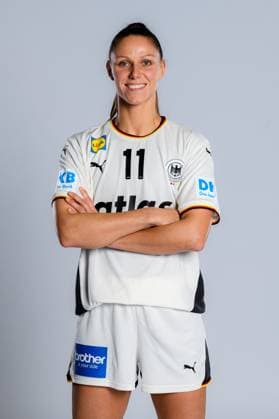 Gummersbach Handball Women Germany Photo shoot Xenia Smits Germany Gummersbach Schwalbe Arena Germany