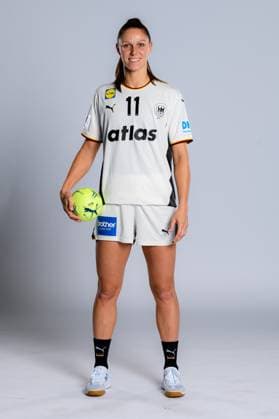Gummersbach Handball Women Germany Photo shoot Xenia Smits Germany Gummersbach Schwalbe Arena Germany