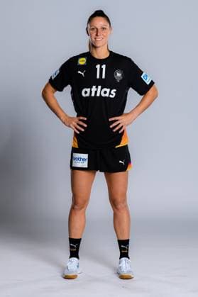 Gummersbach Handball Women Germany Photo shoot Xenia Smits Germany Gummersbach Schwalbe Arena Germany