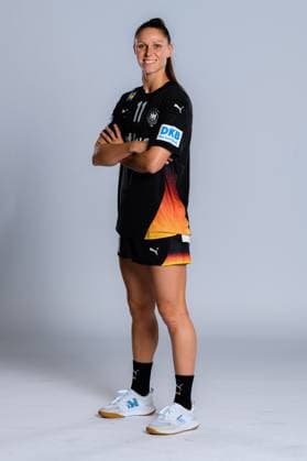 Gummersbach Handball Women Germany Photo shoot Xenia Smits Germany Gummersbach Schwalbe Arena Germany