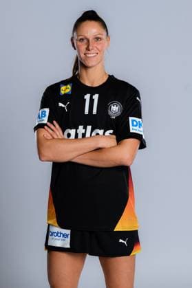 Gummersbach Handball Women Germany Photo shoot Xenia Smits Germany Gummersbach Schwalbe Arena Germany