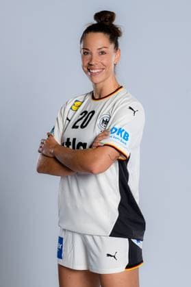 Gummersbach Handball Women Germany Photo shoot Emily Vogel Germany Gummersbach Schwalbe Arena Germany