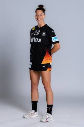 Gummersbach Handball Women Germany Photo shoot Emily Vogel Germany Gummersbach Schwalbe Arena Germany