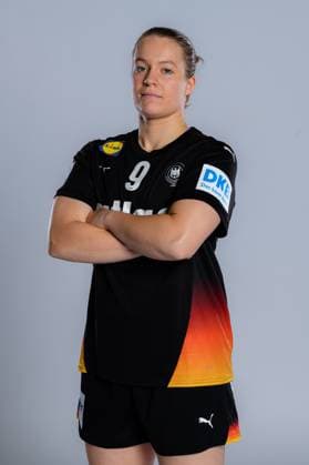 Gummersbach Handball Women Germany Photo shoot Lisa Antl Germany Gummersbach Schwalbe Arena Germany