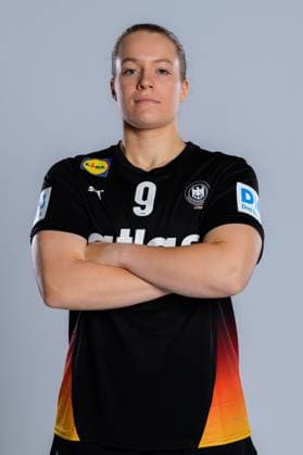 Gummersbach Handball Women Germany Photo shoot Lisa Antl Germany Gummersbach Schwalbe Arena Germany