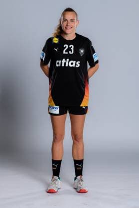 Gummersbach Handball Women Germany Photo shoot Annika Lott Germany Gummersbach Schwalbe Arena Germany