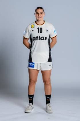Gummersbach Handball Women Germany Photo shoot Mareike Thomaier Germany Gummersbach Schwalbe Arena Germany