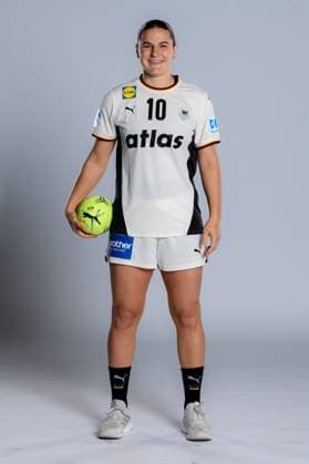 Gummersbach Handball Women Germany Photo shoot Mareike Thomaier Germany Gummersbach Schwalbe Arena Germany
