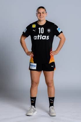 Gummersbach Handball Women Germany Photo shoot Mareike Thomaier Germany Gummersbach Schwalbe Arena Germany